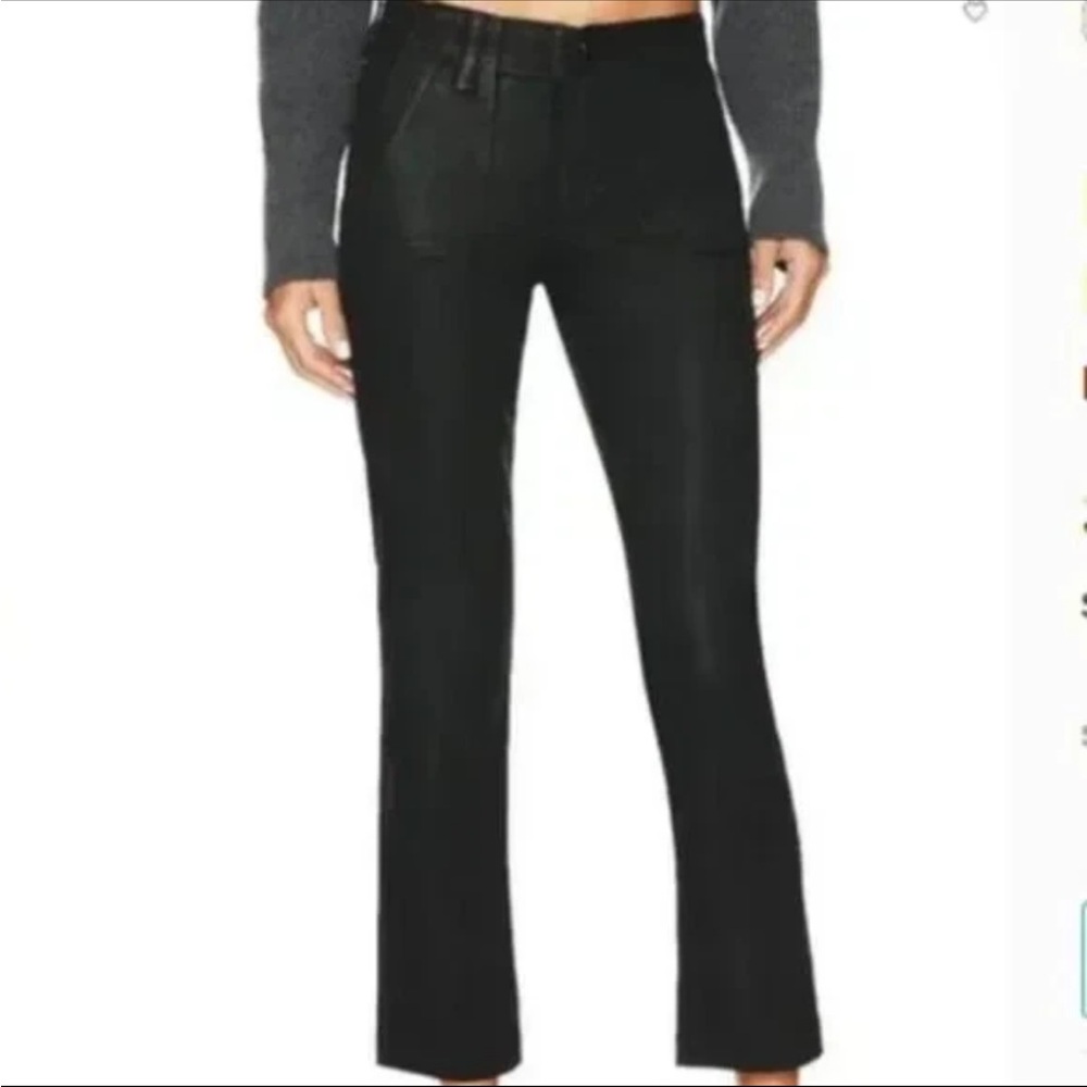 F NWT Brand New Women's Paige Mayslie Luxe Coating Straight Leg Ankle Pants